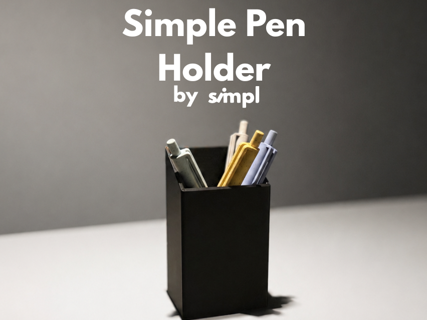 Simple Pen Holder by simpl