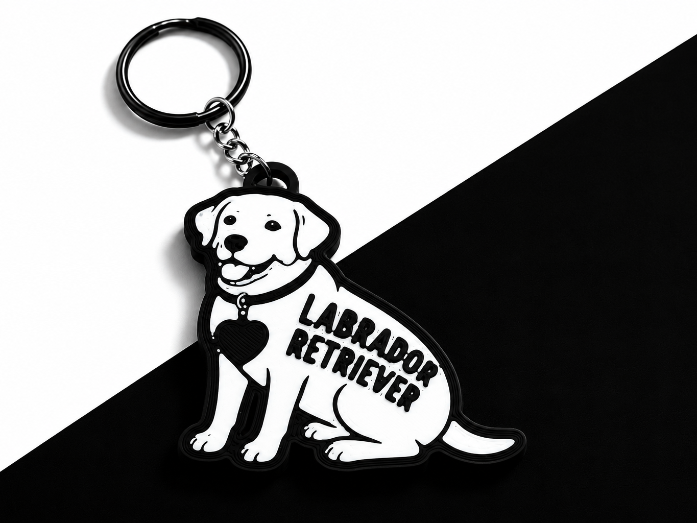 adorable Labrador Retriever keychain