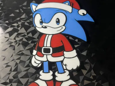 Santa claus Sonic the Hedgehog decoration Noel