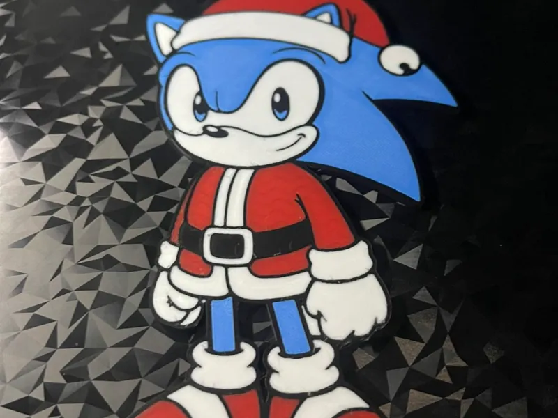 Santa claus Sonic the Hedgehog decoration Noel