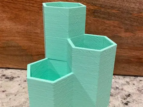 cool hexagon desk organizer