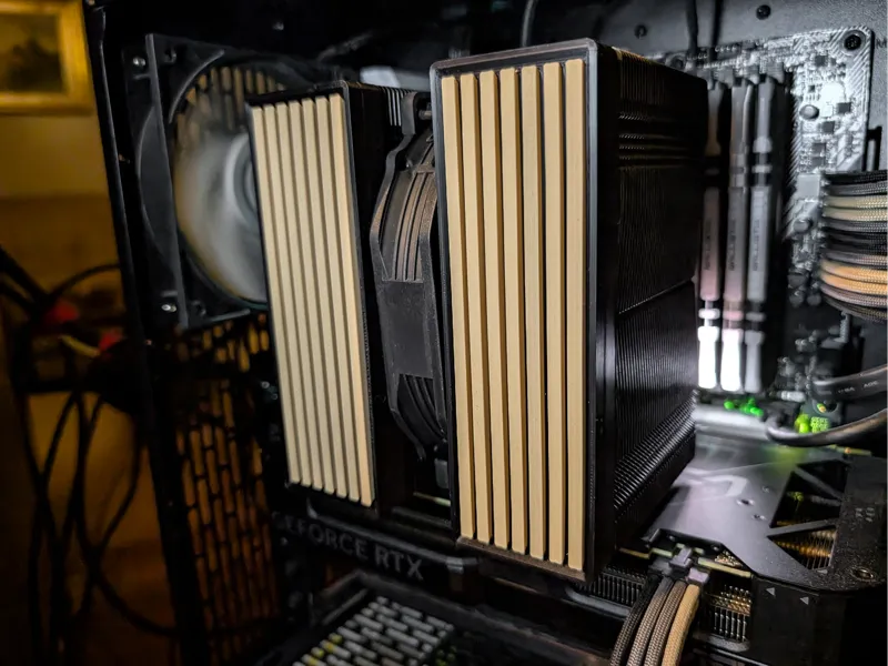 Fractal North inspired top cover for Noctua NH-D15
