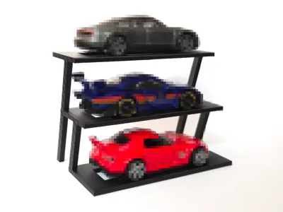 1:64 car display stand