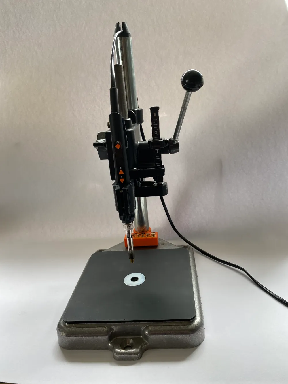 Dremel Moto-Tool Delux Perceuse Presse Support Modèle 212 Made In USA