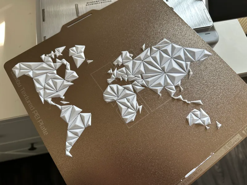 Lowpoly World Map Worldmap Polystructure Weltkarte