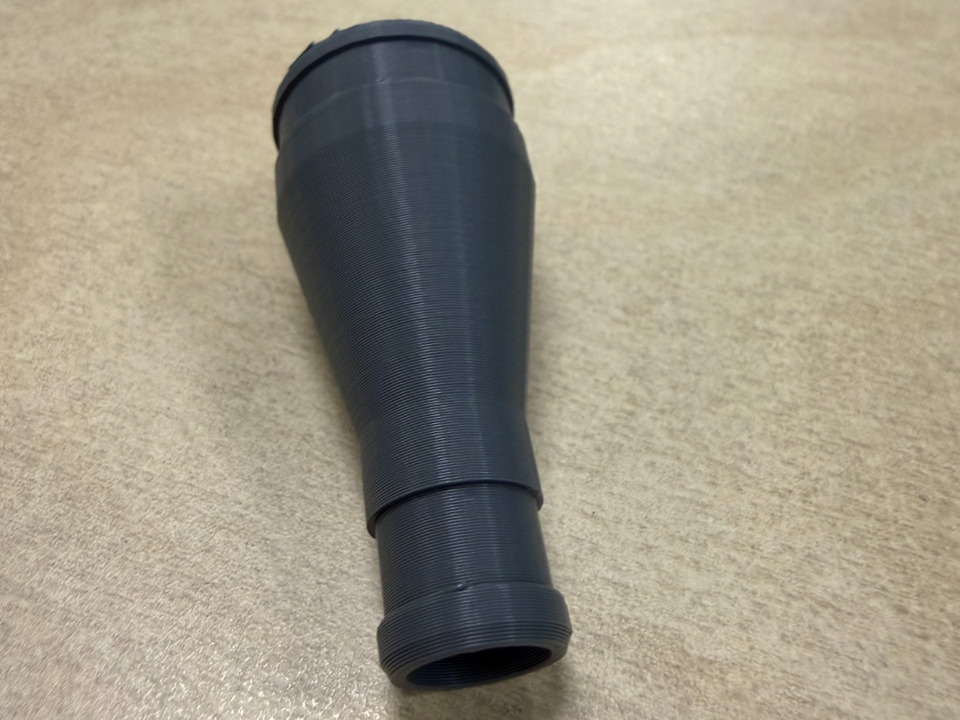 Hose Adapter Customizable sizes with tube grips 