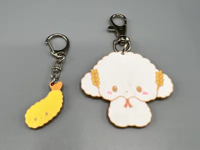 Cogimyun and Ebi Fry keychain set
