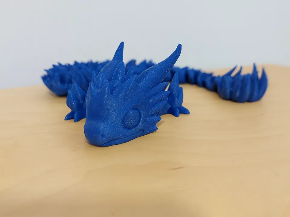 flexi dragon - Free 3D Print Model - MakerWorld