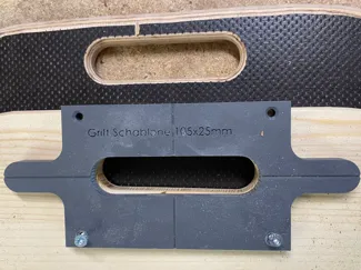 Handle Router template, Griff Schablone Oberfräse