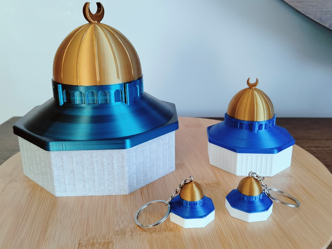 Al-Aqsa Mosque, Dome of the Rock Box and Keychain