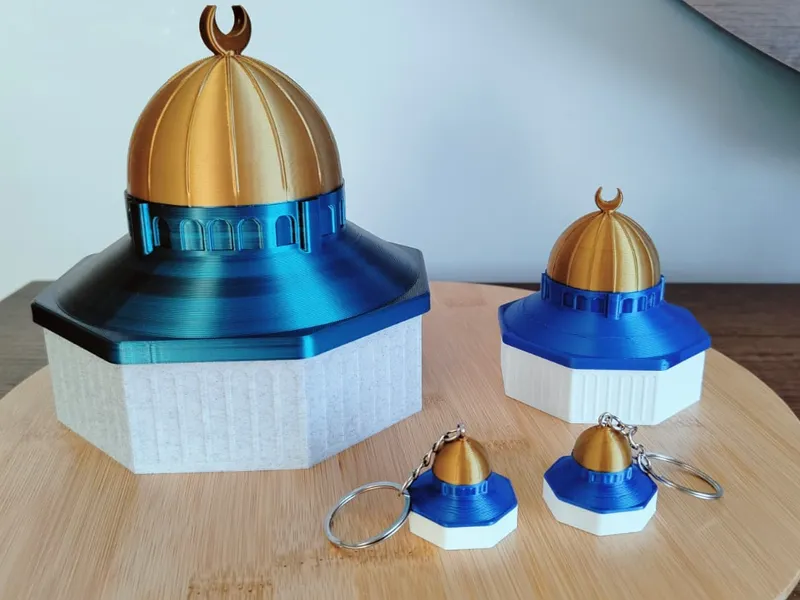 Al-Aqsa Mosque, Dome of the Rock Box and Keychain