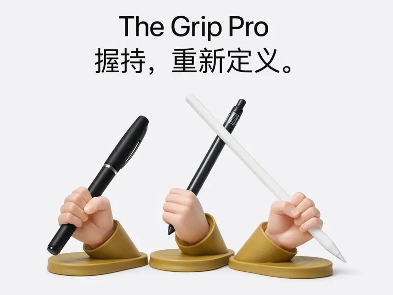 拳头笔托