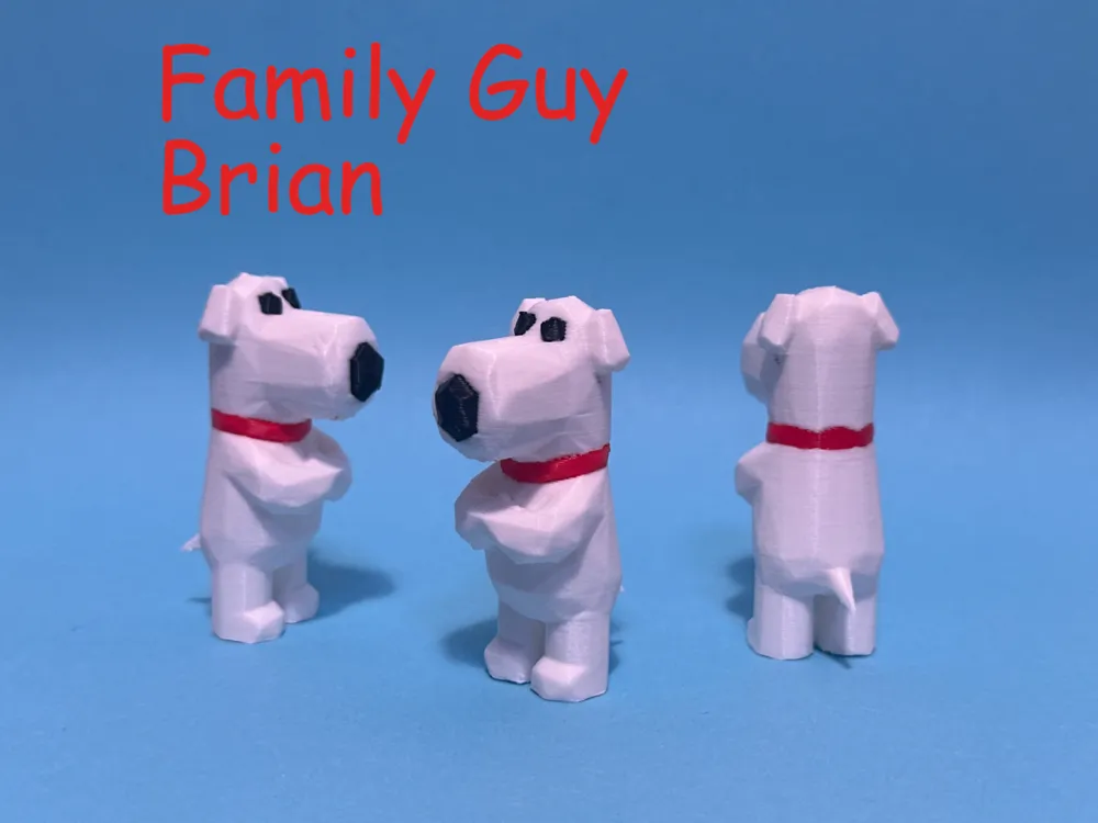 Family Guy Brian - Free 3D Print Model - MakerWorld