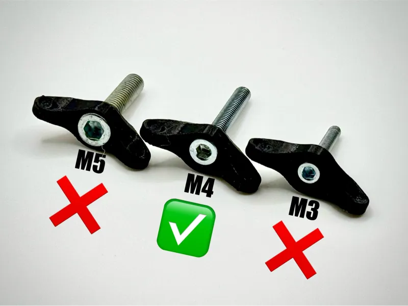 Knob / Wing Bolt M4 socket screw