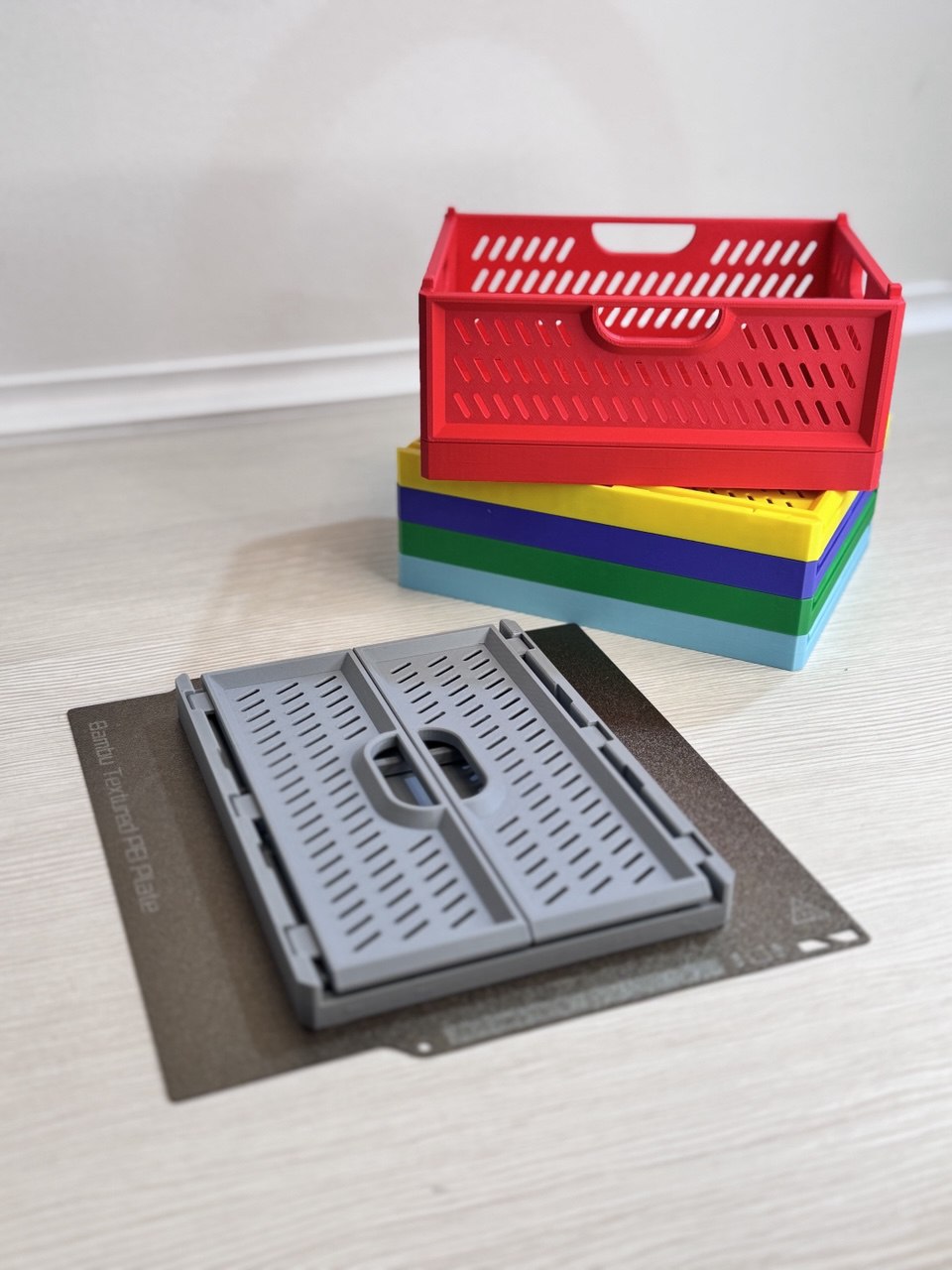 Miniatura 2 do modelo 3D Collapsible Stack Organizer