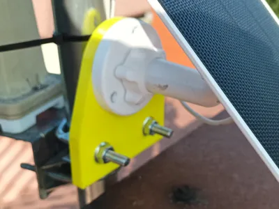 Solar panel mounting support