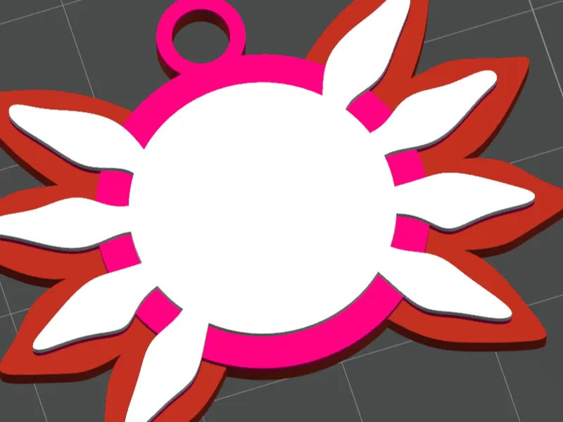 Factorio Spidertron keychain