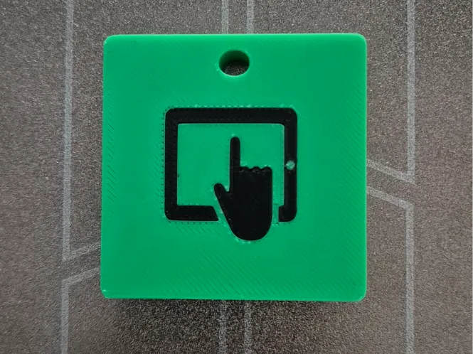 Porte clé Picto tablette CAA