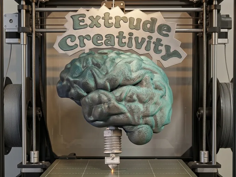 Extrude Creativity - Wall Sign