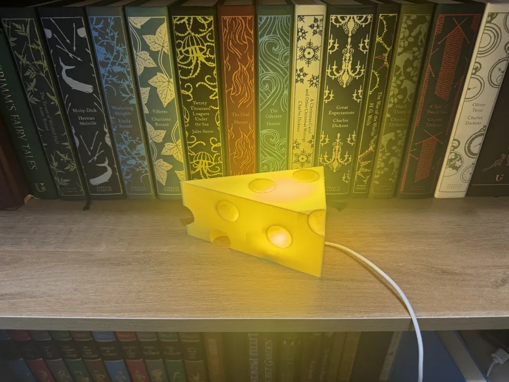 Cheese Lamp led lamp - Free 3D Print Model - MakerWorld