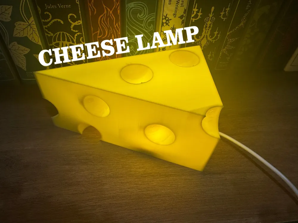 Cheese Lamp led lamp - Free 3D Print Model - MakerWorld