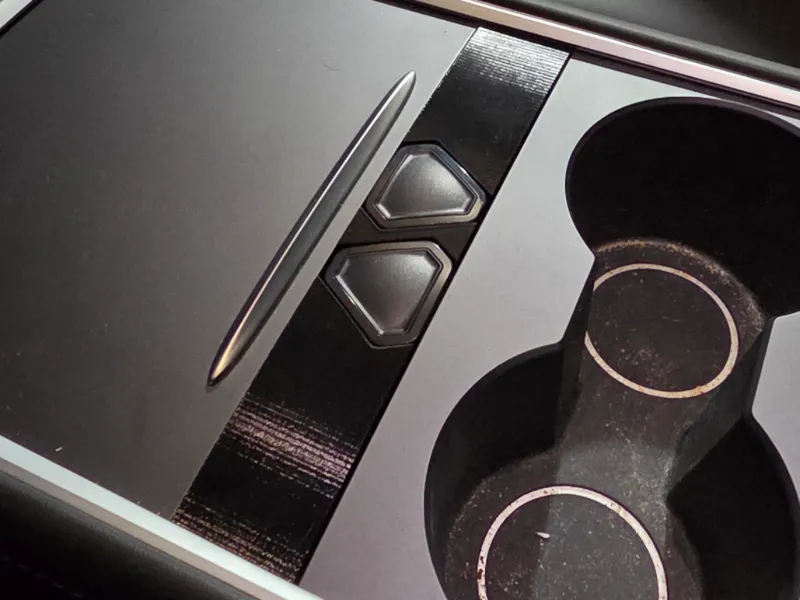 Insert Console Centrale Tesla - 2 S3XY Buttons