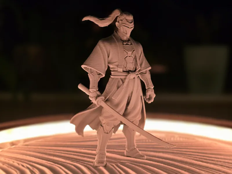 Cyber Ronin Figurine