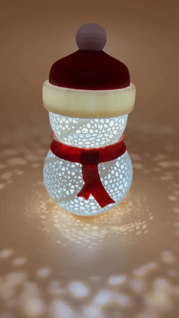 Snowman Light Fidget Ornament view 2