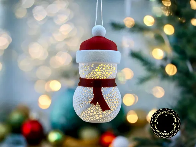 Snowman Light Fidget Ornament