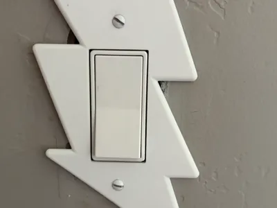 Lightning Bolt Light Switch Cover 