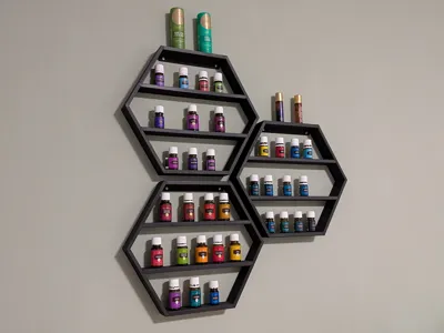 Wall Rack for Essential Oil, Nail Polish & Bottles