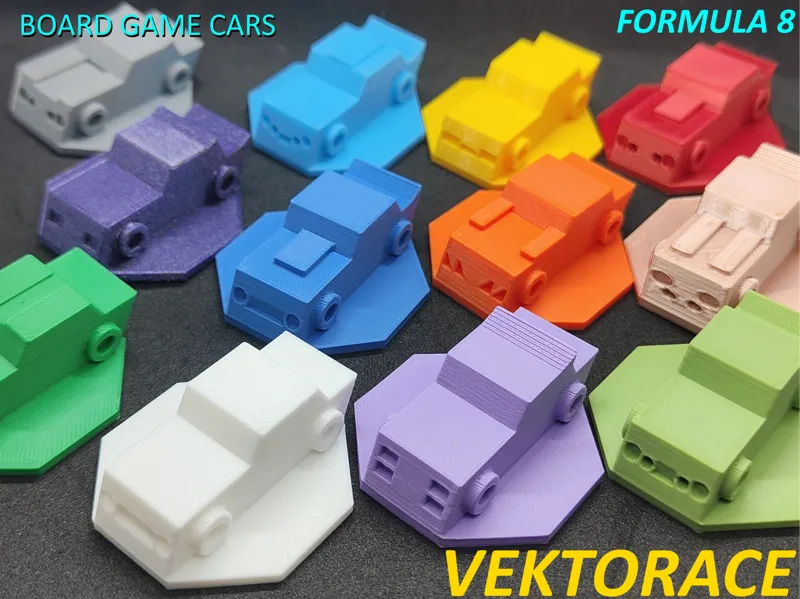 VEKTORACE - Formula 8 - macchine - gioco da tavolo