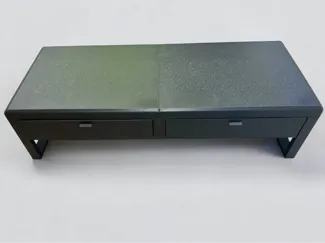Large under monitor desk tidy with drawers