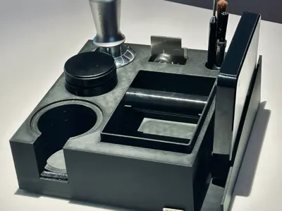 Coffee Equipment Organizer and Knock Box