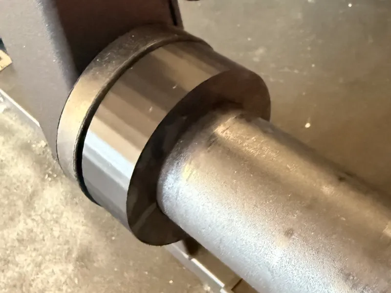 Olympic spacer for weight post
