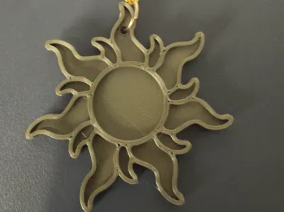 Rapunzel sun keychain