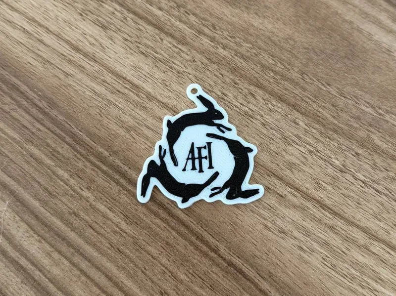 AFI (A Fire Inside) keychain logo