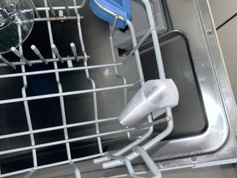 Testing the dishwasher's on / off function
