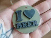 Porte-clés « J'aime la bière » — photo 1