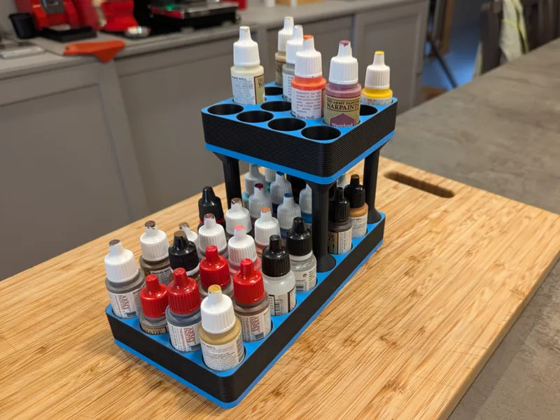 Stackable Army Painter / Vallejo 18ml organiser