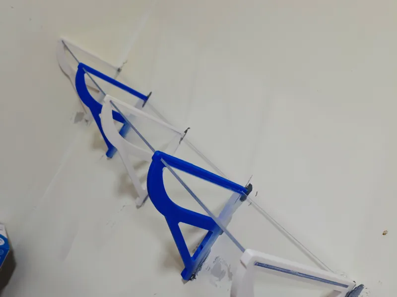 Soporte de estantería para metacrilato 4mm