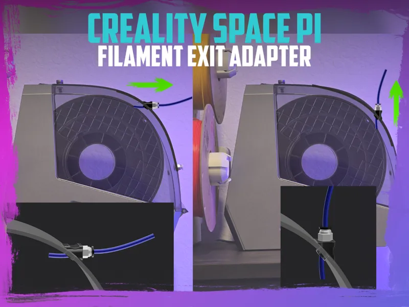 Space Pi Fillament PC4-M6 Exit Adapter