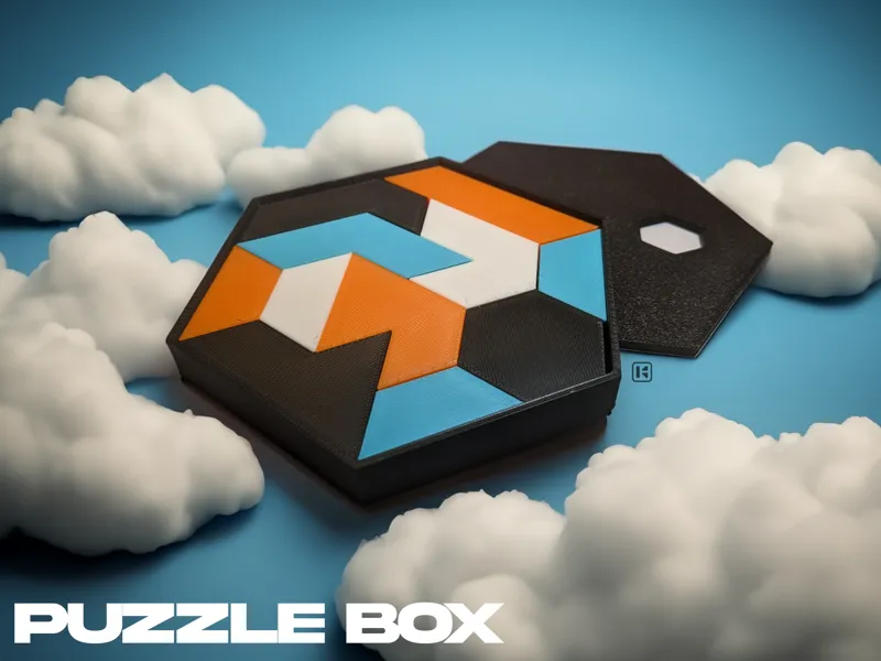 Hex Brainteaser Puzzle Box
