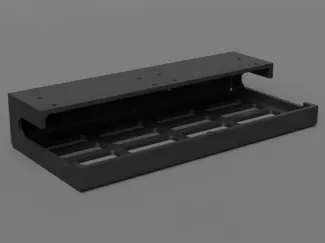 Slim Under Desk Cable & Power Adapter Box