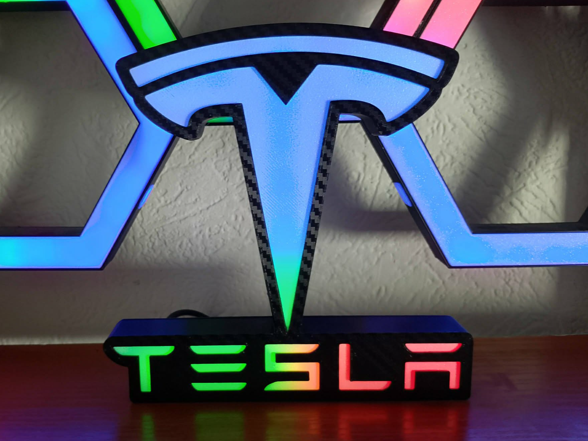 Tesla RGB LED Lamp – 3D Printed Light
