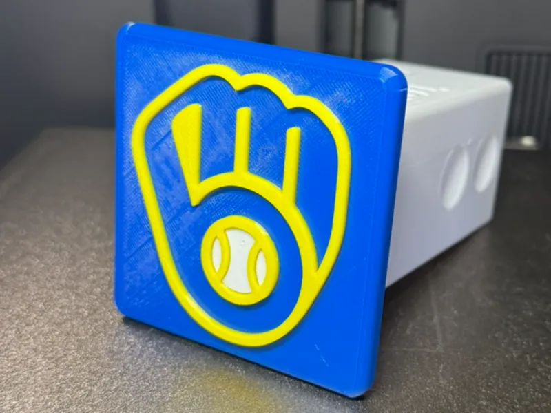 Milwaukee Brewers Hitch Cover 2"
