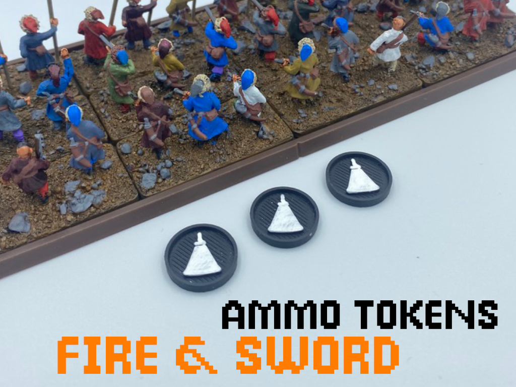 Fire & Sword ammo tokens - Ogniem i Mieczem