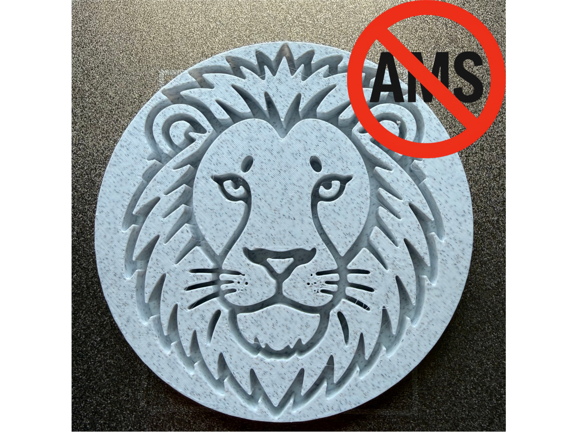 Lion Head Coaster- No AMS