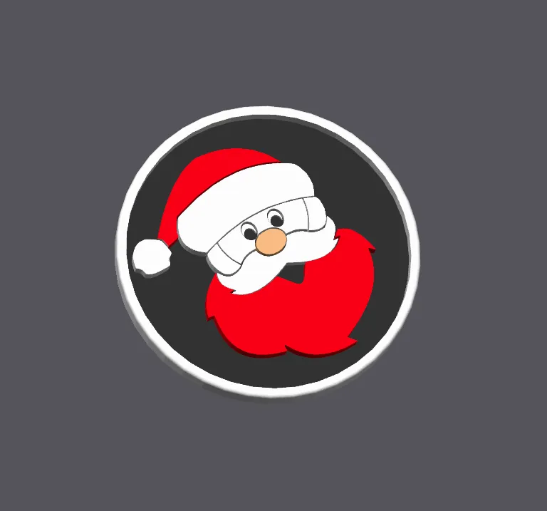 Santa Claus Keychain