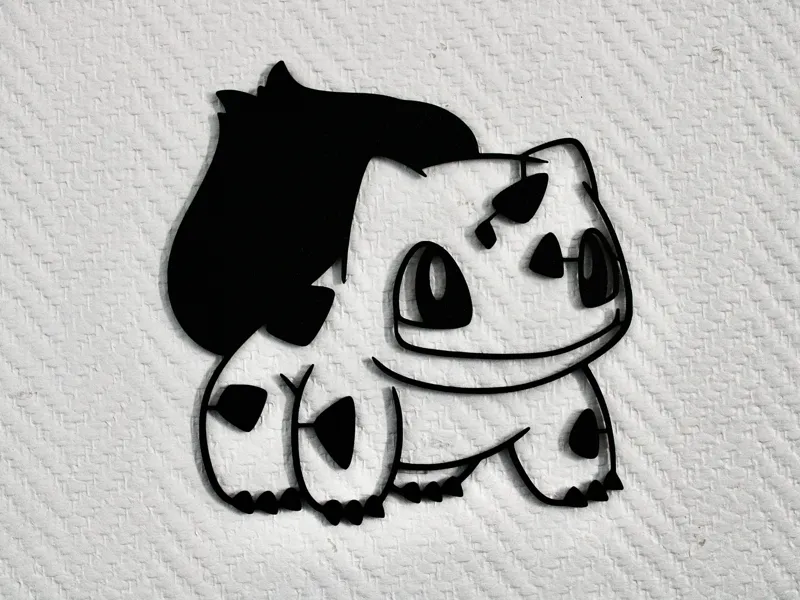 Bulbizarre Bulbisaur Pokémon wall art